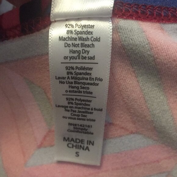 S LuLaRoe Classic T Shirt D06 798 - Picture 5 of 5